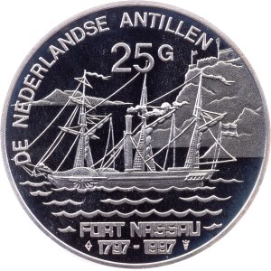Netherlands Antilles, 25 Gulden 1997, Utrecht