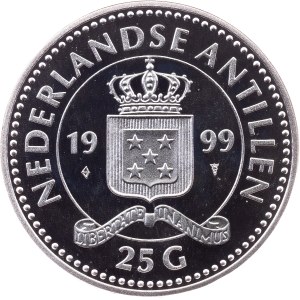 Netherlands Antilles, 25 Gulden 1999, Utrecht