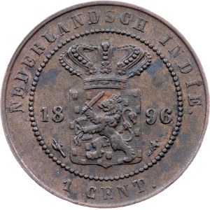 Netherlands East Indies, 1 Cent 1896, Utrecht