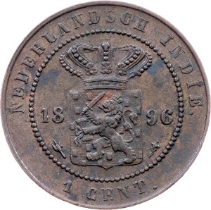 Netherlands East Indies, 1 Cent 1896, Utrecht