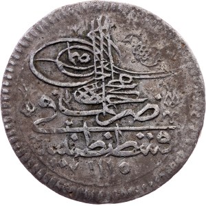 Ottoman Empire, 1/2 Kurush / Yirmilik AH 1115 (1704), Constantinople