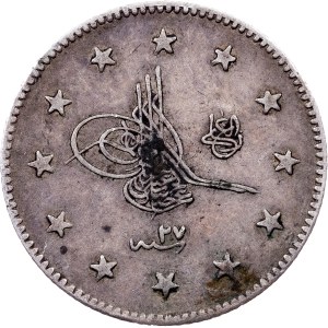 Ottoman Empire, 2 Kurush AH 1293//27 (1902), Constantinople
