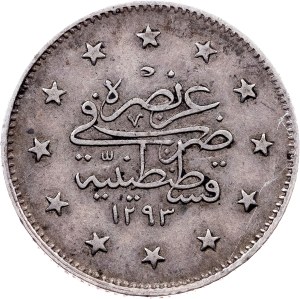 Ottoman Empire, 2 Kurush AH 1293//27 (1902), Constantinople
