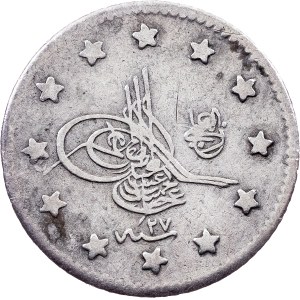 Ottoman Empire, 1 Kurush AH 1293//27 (1902), Constantinople