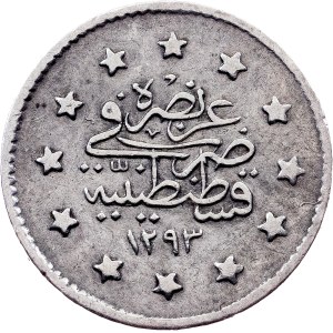 Ottoman Empire, 1 Kurush AH 1293//27 (1902), Constantinople