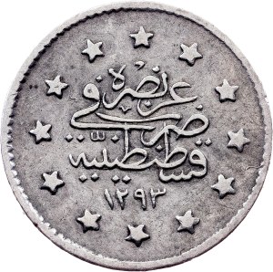 Ottoman Empire, 1 Kurush AH 1293//27 (1902), Constantinople
