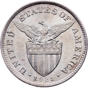 Philippines, 50 Centavos 1921, Manila