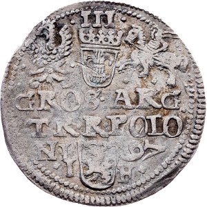 Polish-Lithuanian Commonwealth, Trojak / 3 Grosze 1597, IF, Olkusz