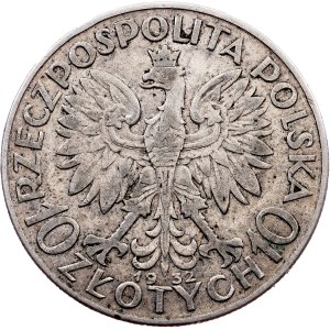 Poland, 10 Zlotych 1932, London