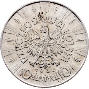 Poland, 10 Zlotych 1936