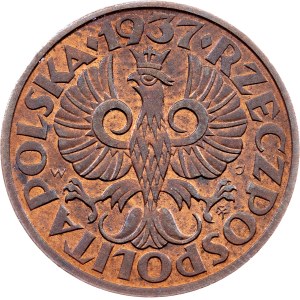 Poland, 2 Grosze 1937, Warsaw