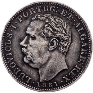 Portuguese India, 1 Rupia 1881, Calcutta