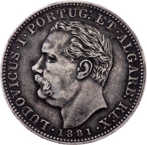 Portuguese India, 1 Rupia 1881, Calcutta