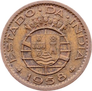 Portuguese India, 10 Centavos 1958, Lisbon