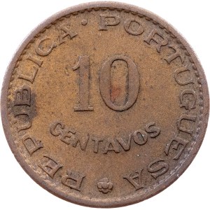 Portuguese India, 10 Centavos 1958, Lisbon