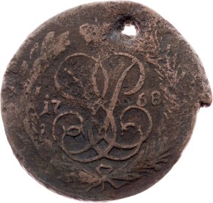 Russia, 1 Kopeck 1758, Ekaterinburg
