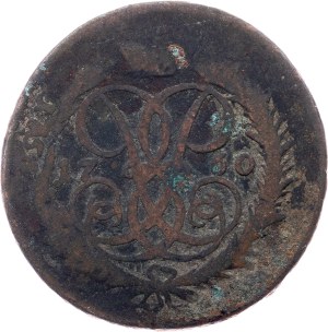Russia, 2 Kopecks 1760, Ekaterinburg