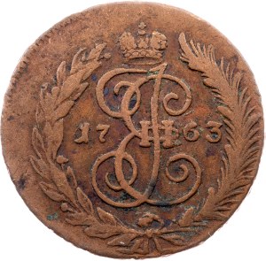 Russia, 2 Kopecks 1763, СПM, St. Petersburg