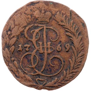 Russia, 2 Kopecks 1769, EM, Ekaterinburg