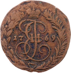 Russia, 2 Kopecks 1769, EM, Ekaterinburg