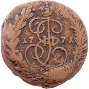 Russia, 2 Kopecks 1771, EM, Ekaterinburg