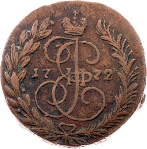 Russia, 2 Kopecks 1772, EM, Ekaterinburg