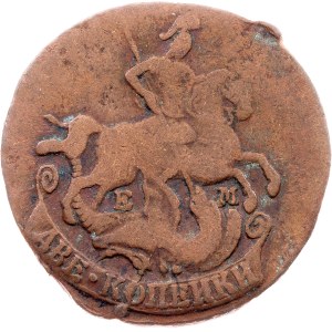 Russia, 2 Kopecks 1775, EM, Ekaterinburg