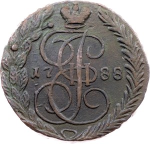 Russia, 5 Kopecks 1788, EM, Ekaterinburg