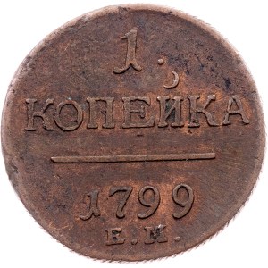 Russia, 1 Kopeck 1799, EM, Ekaterinburg