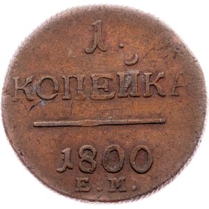Russia, 1 Kopeck 1800, EM, Ekaterinburg