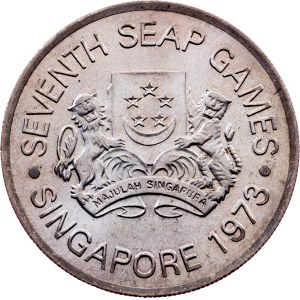 Singapore, 5 Dollars 1973, Singapore