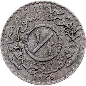 Syria, 1/2 Piastre 1935, Paris