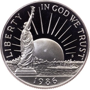 USA, 1/2 Dollar 1986, S, San Francisco