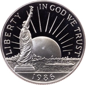 USA, 1/2 Dollar 1986, S, San Francisco