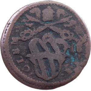Papal States, 1 Quattrino ND (1730-1740), Gubbio