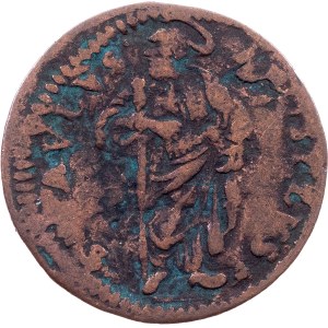 Papal States, 1 Quattrino ND (1730-1740), Gubbio