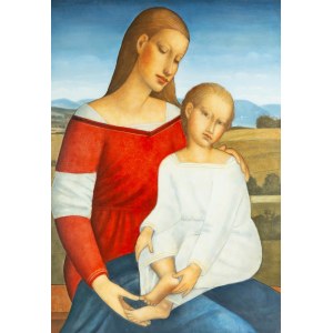 Roman Zakrzewski (1955 Oświęcim - 2014 Kraków), Madonna z dzieciątkiem, 2011