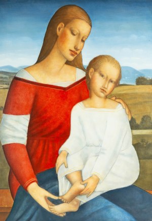 Roman Zakrzewski (1955 Oświęcim - 2014 Kraków), Madonna and Child, 2011