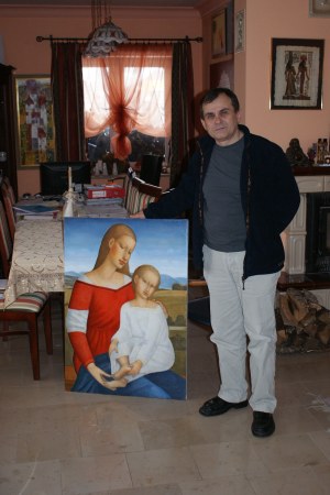 Roman Zakrzewski (1955 Oświęcim - 2014 Kraków), Madonna and Child, 2011
