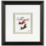 Józef Wilkoń (b. 1930 Bogucice), Wilkoń's Triptych of Horses, 2023