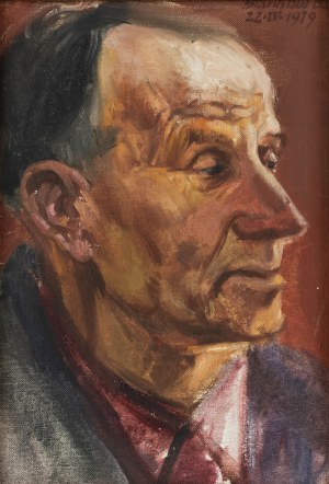 Stanislav Baj (b. 1953, Dolhobrody), Portrait of Adam Deyneka of Dolhorod, 1979