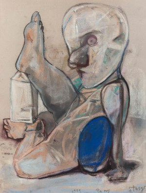 Stasys Eidrigevicius (b. 1949 Mediniškiai/Lithuania), Le Marais, 1999.