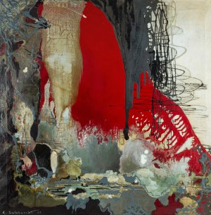 Zdzislaw Salaburski (1922 Czestochowa-2006 Warsaw), Composition II, 1957