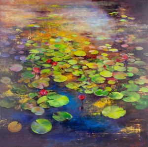 Patrycja Kruszyńska-Mikulska (b. 1973 Lublin), Red Lilies, 2025