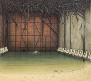 Jacek Yerka (b. 1952 Torun), Depression, 1981