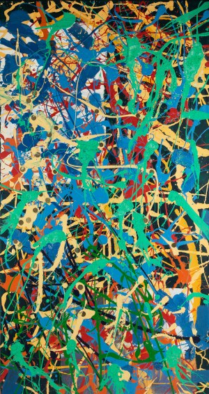 Edward Dwurnik (1943 Radzymin - 2018 Warsaw), Abstraction, 2011