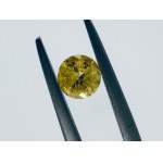 NATÜRLICHER GESCHLIFFENER DIAMANT 0,4 FANCY DEEP YELLOW* - I1* - LASERGRAVIERTE BERICHTSNUMMER - C30610 - 5