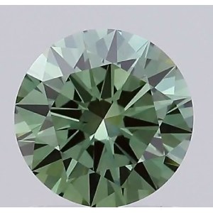 1.00 CT FANCY VIVID GREEN VVS2 LAB-GROWN DIAMOND