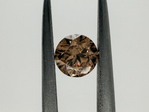 NATURAL POLISHED DIAMOND 0.36 FANCY BROWN ORANGE - SI2 - C40307-11