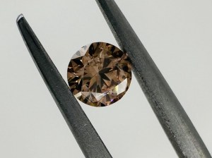 NATURAL POLISHED DIAMOND 0.36 FANCY BROWN ORANGE - SI2 - C40307-11